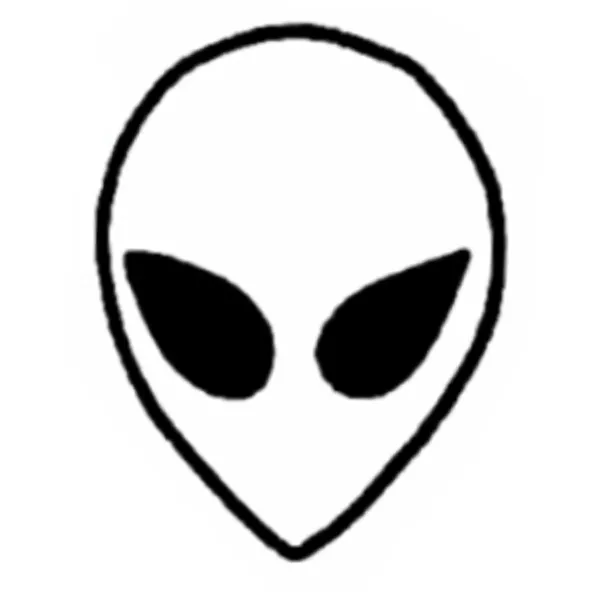 Alien tattoo.