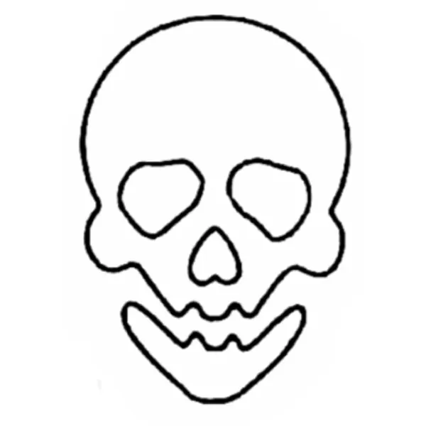 Skull tattoo.