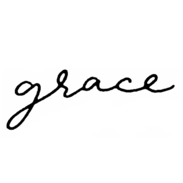 Grace tattoo.