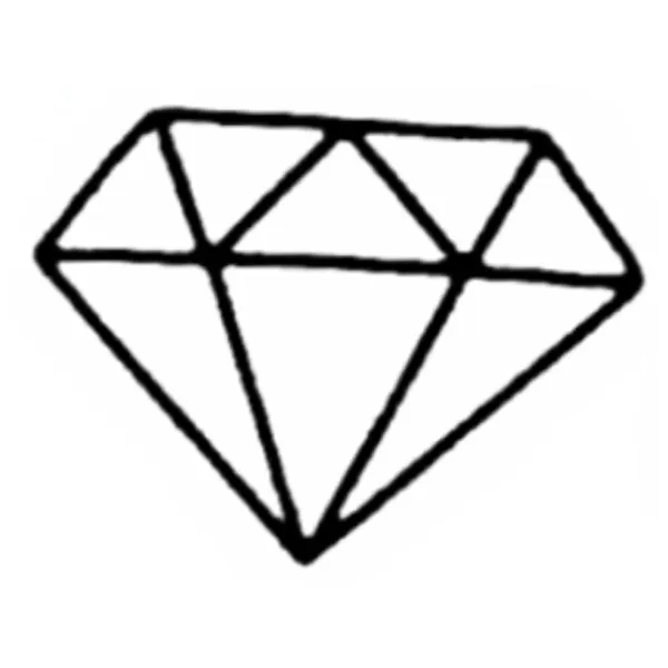 Diamond tattoo.