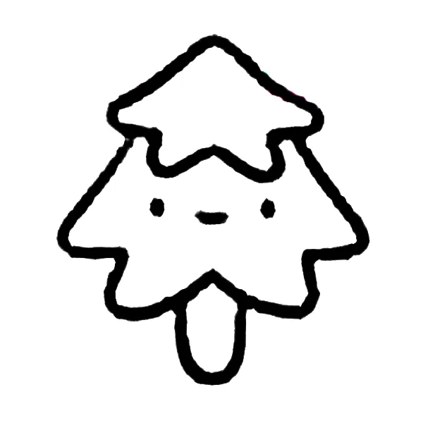 Tree-shaped cookie tattoo