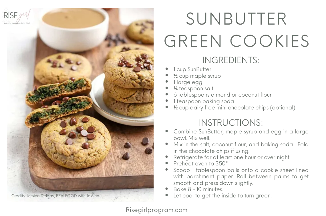 Recipe: Sunbutter Green Cookies