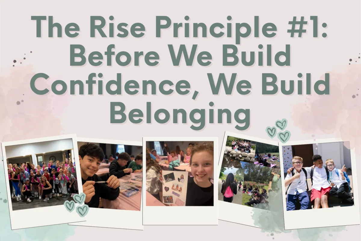 Before We Build Confidence, We Build Belonging