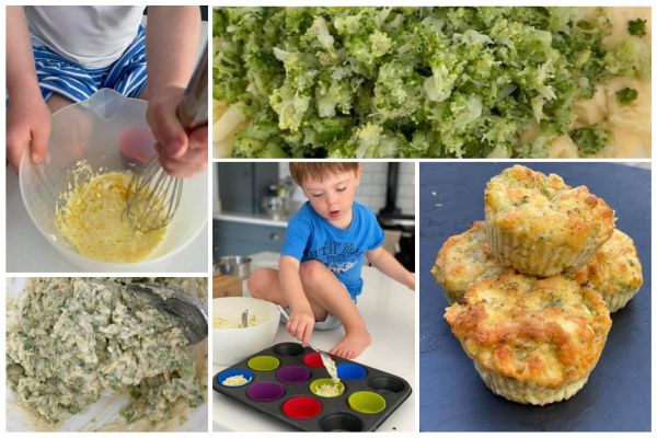 Broccoli & Cheddar Muffins | Savoury Muffins for Kids