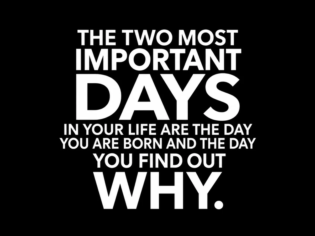 The Two Most Important Days of Your Life: Discovering God’s Purpose