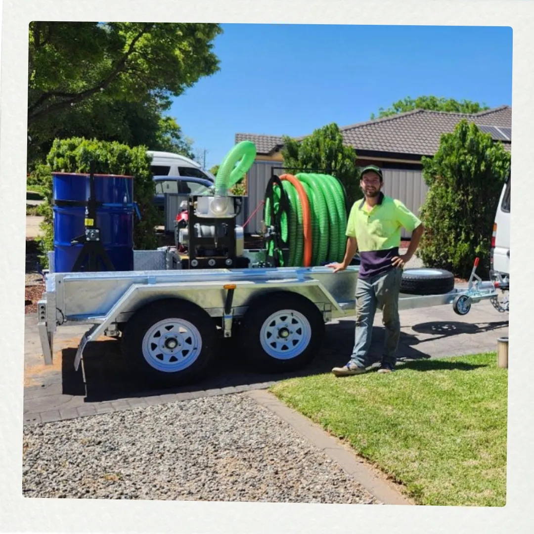 Mike's professional cleaning van and signage - gutter cleaning, roof cleaning, solar panel cleaning, and pigeon proofing services Mildura