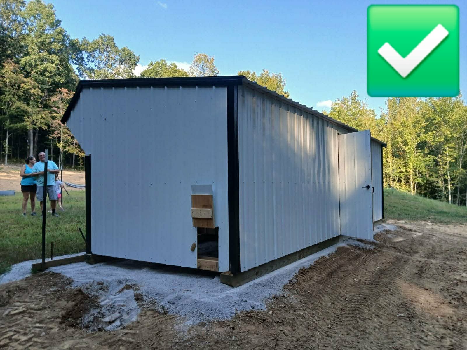Site preparation for backyard structure