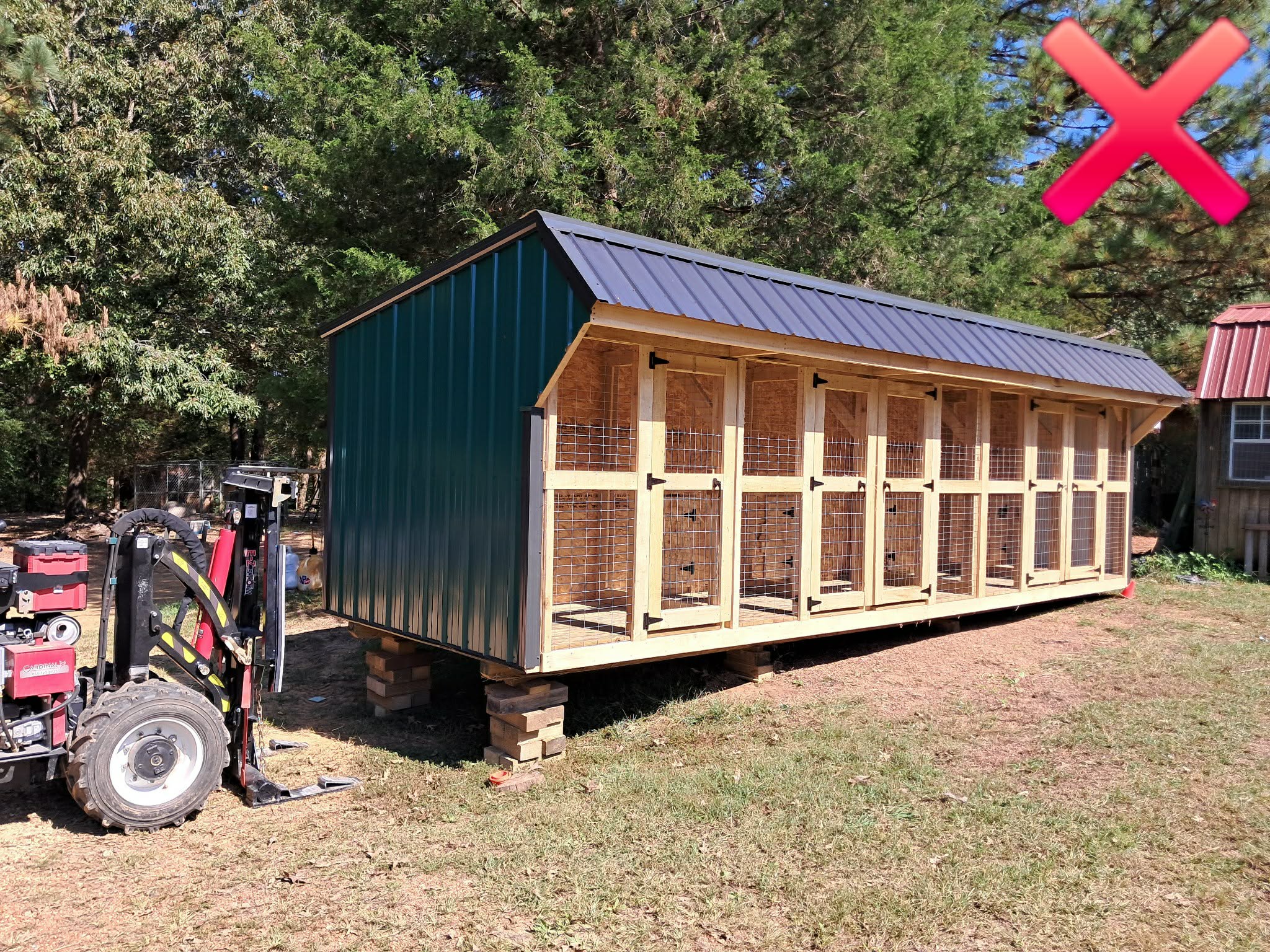Site preparation for backyard structure