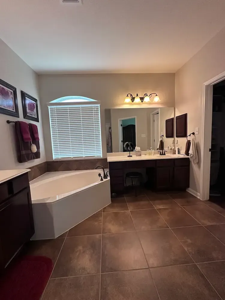 Bathroom before remodel