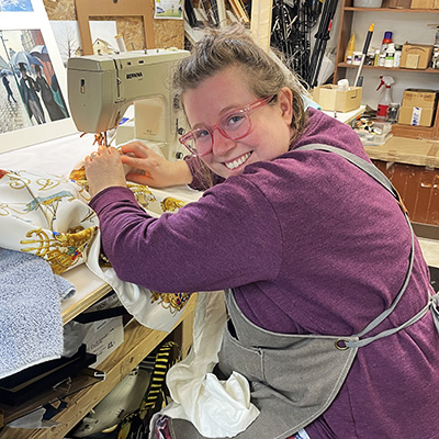 photo of Nellie the Cilent Specialist at the beacon studio in winthrop