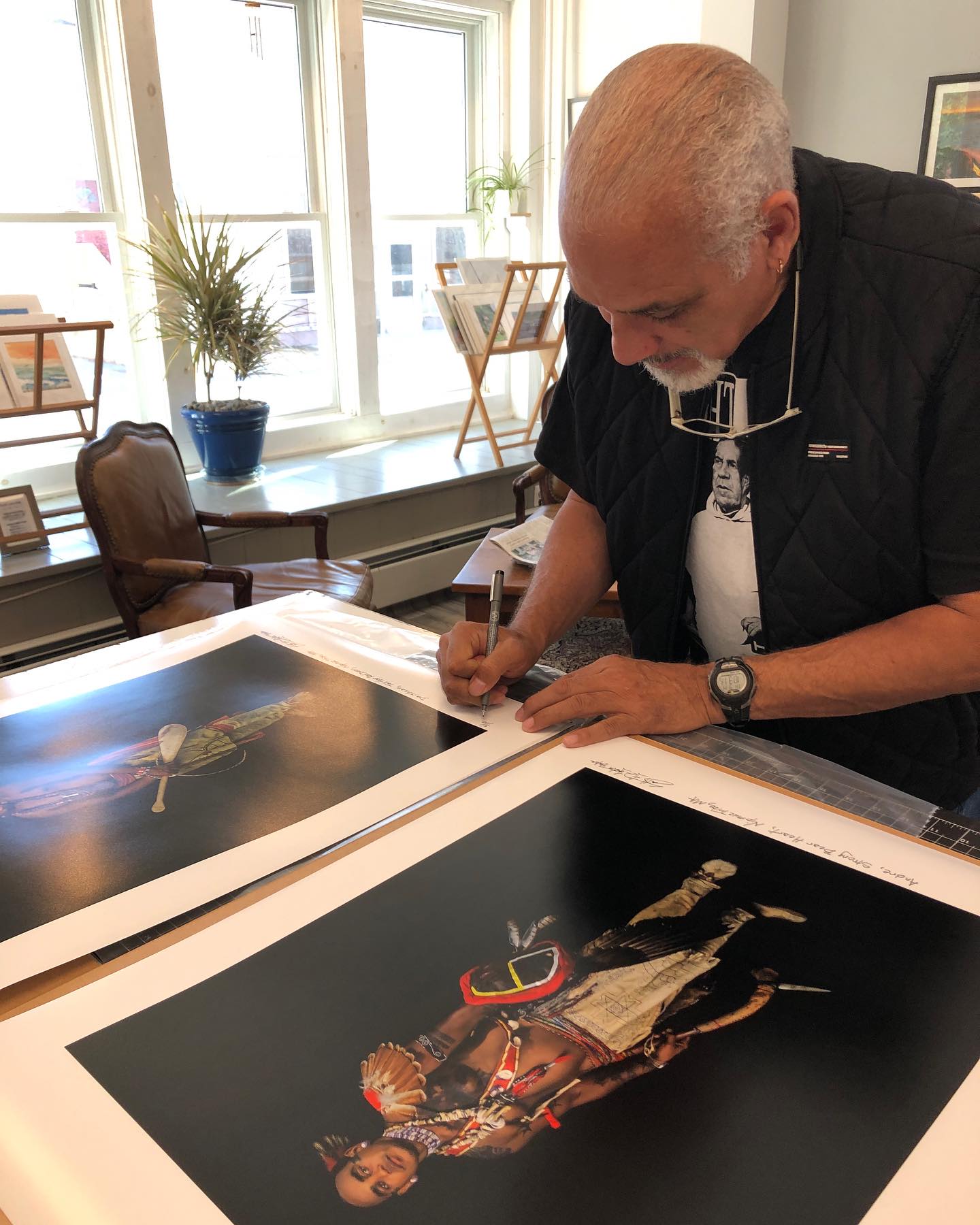 Custom giclée printing and artwork signing at The Beacon Studio in Winthrop MA