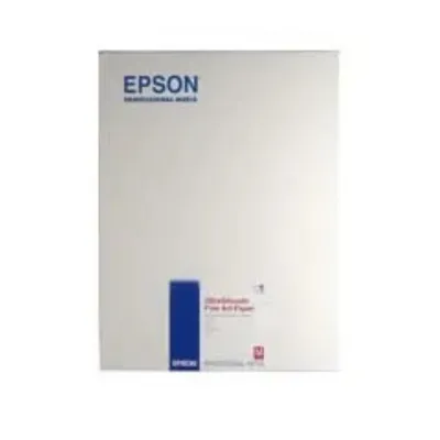 Epson UltraSmooth fine art paper sheet for museum-quality archival art reproduction printing