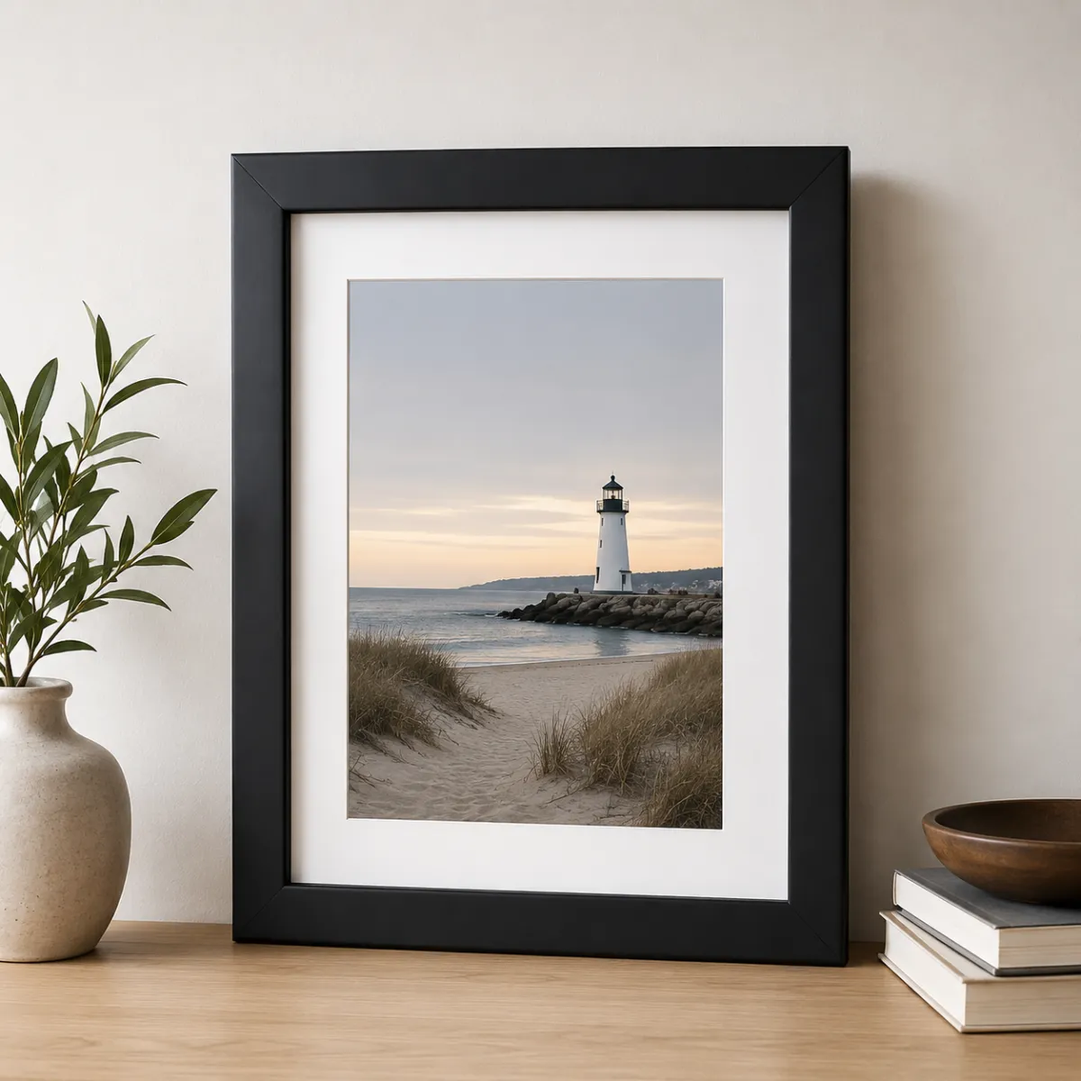A ready made frame in wintrhop ma by the beacon studio
