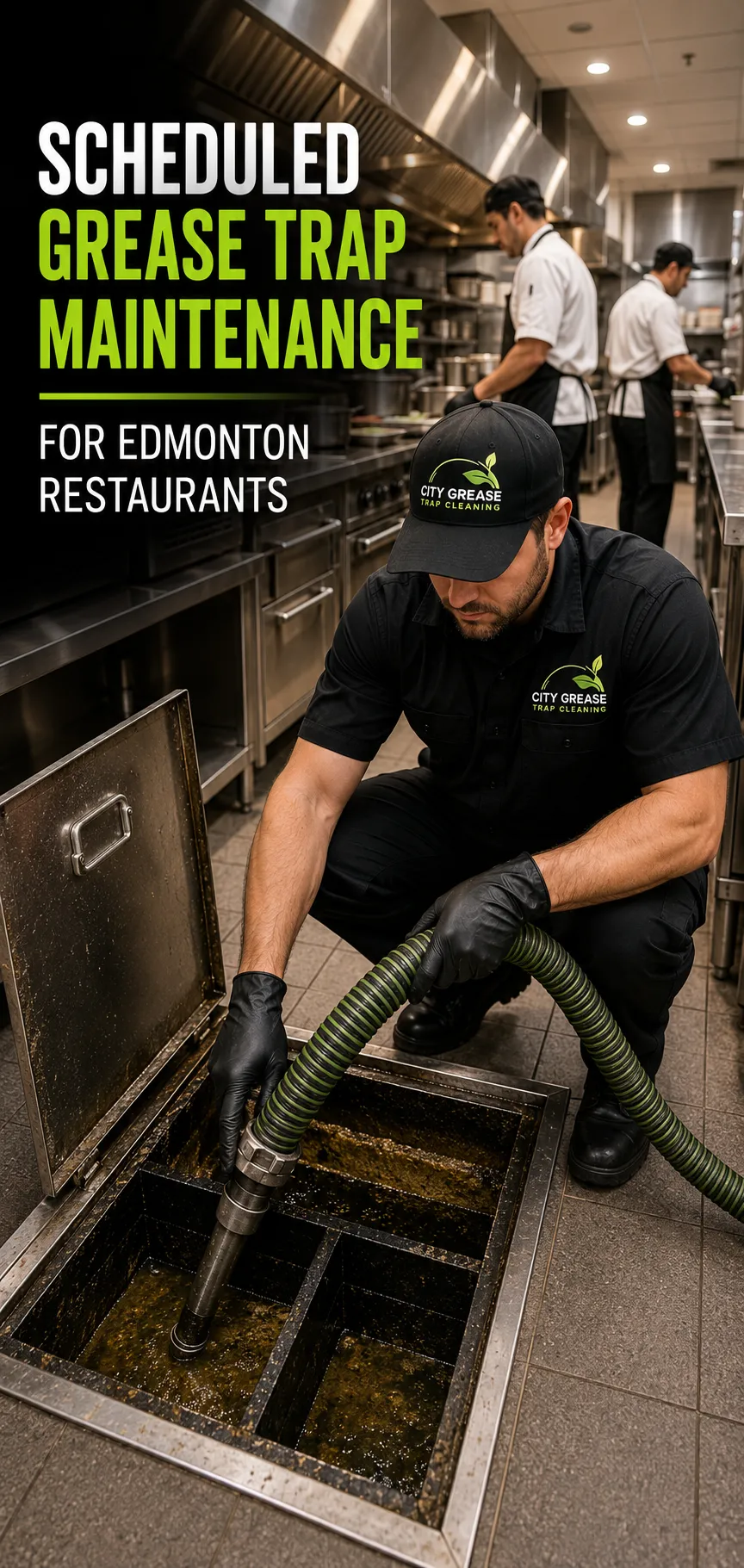 Scheduled Services grease trap cleaning Edmonton