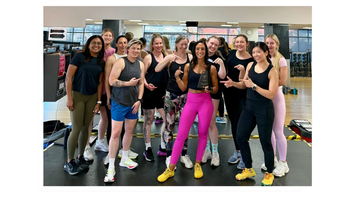 Female trainers taking personal trainer course specifically for women clients
