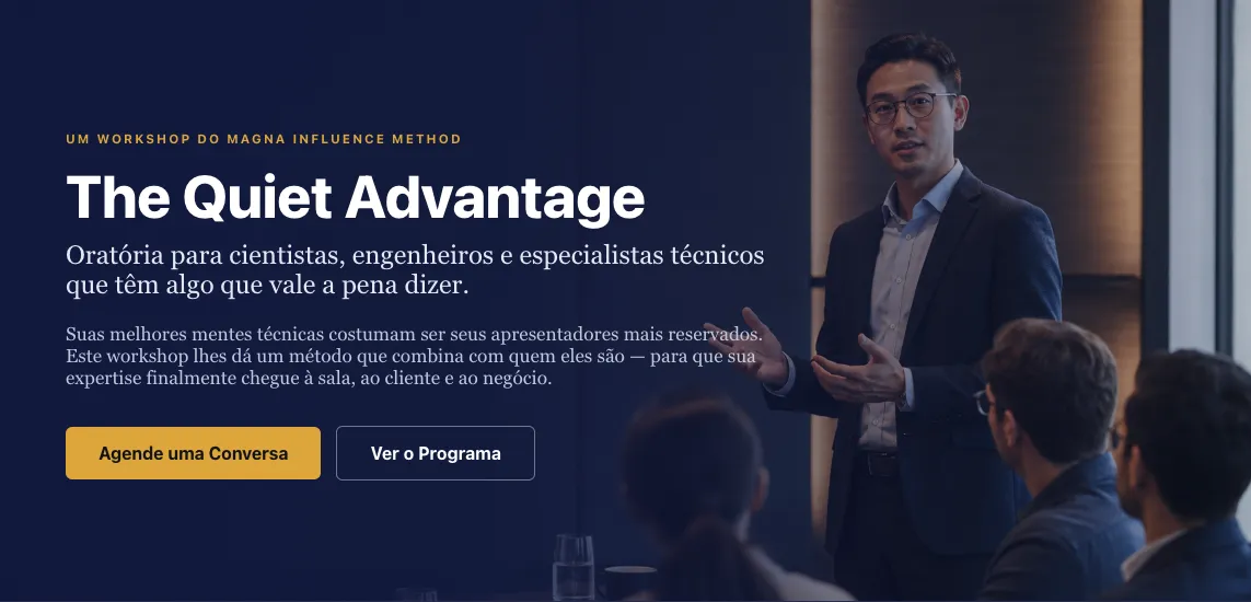 The Quiet Advantage | Oratória para cientistas