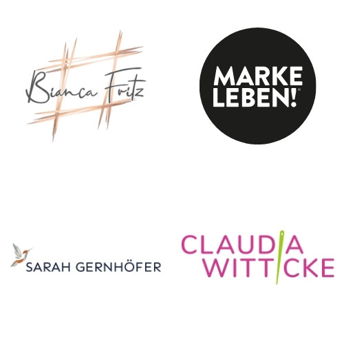 Logos Bianca Fritz, Marke Leben, Sarah Gernhoefer, Claudia Witticke