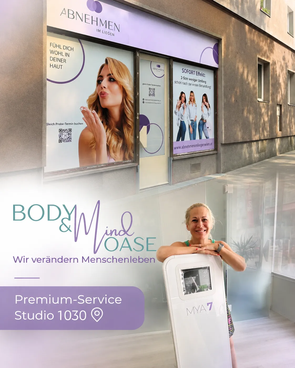 Studio 1030 Wien Body und Mind Oase mit M7 und Renata