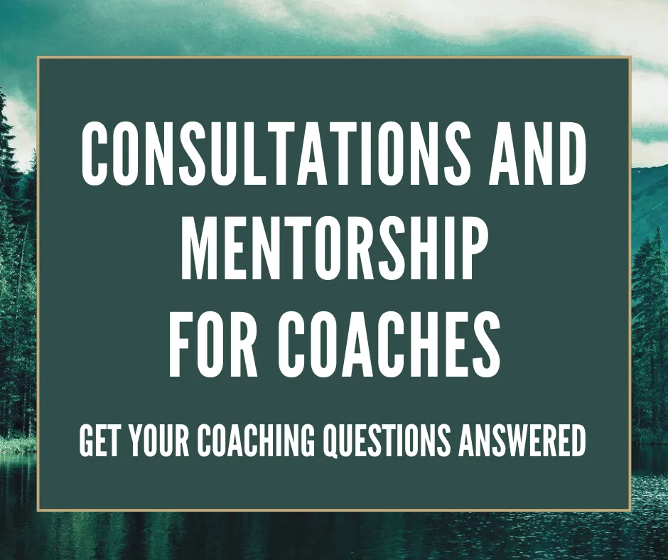 Consultations and Mentorship for Coaches: Get Your Coaching Questions Answered