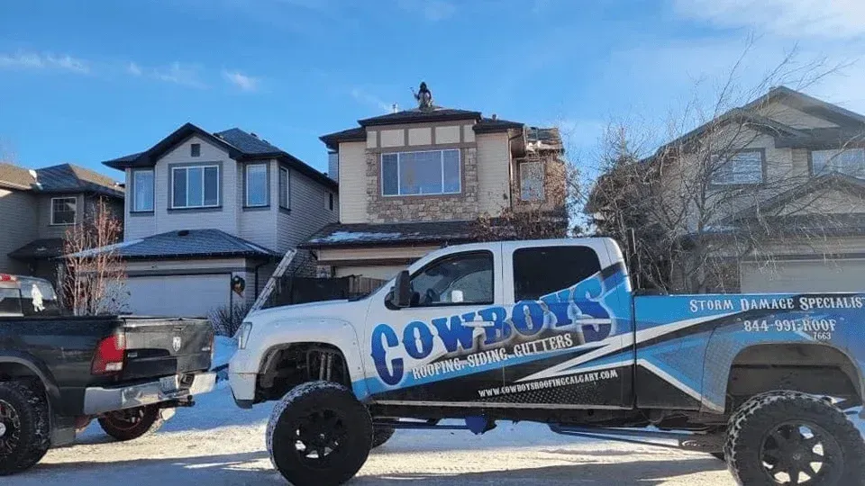 professional roof replacement in Calgary Alberta by Cowboys Roofing