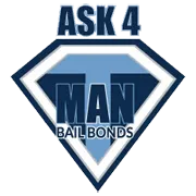 Ask 4 T-Man Bail Bonds logo – trusted North Carolina bail bondsman available 24 hours a day, call 336-402-4553