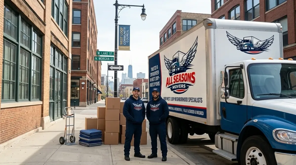movers working at west loop chicago
