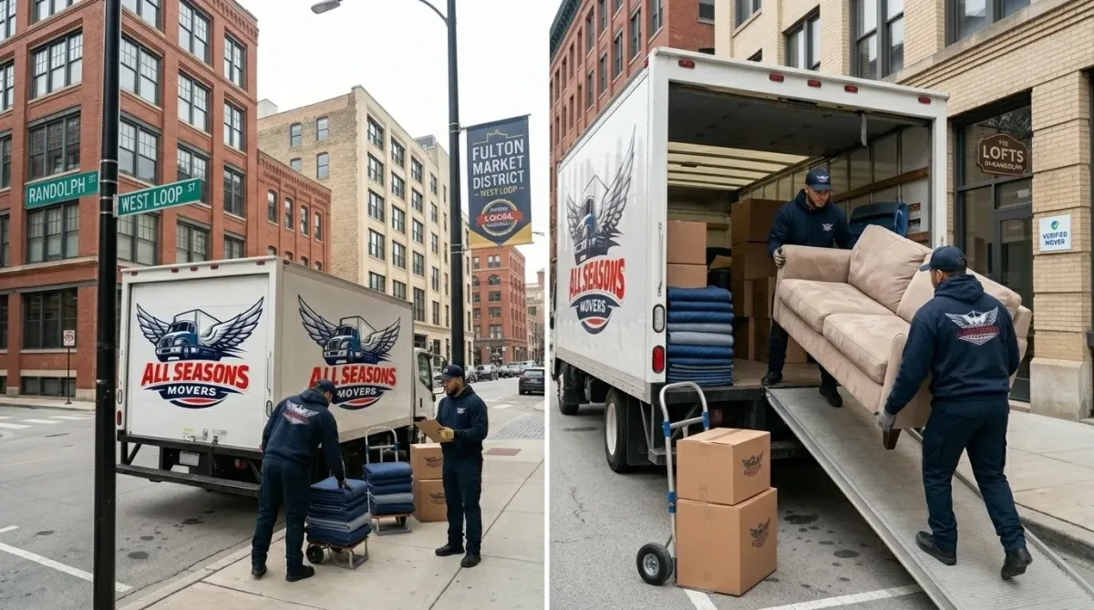 west loop movers performing packing services chicago