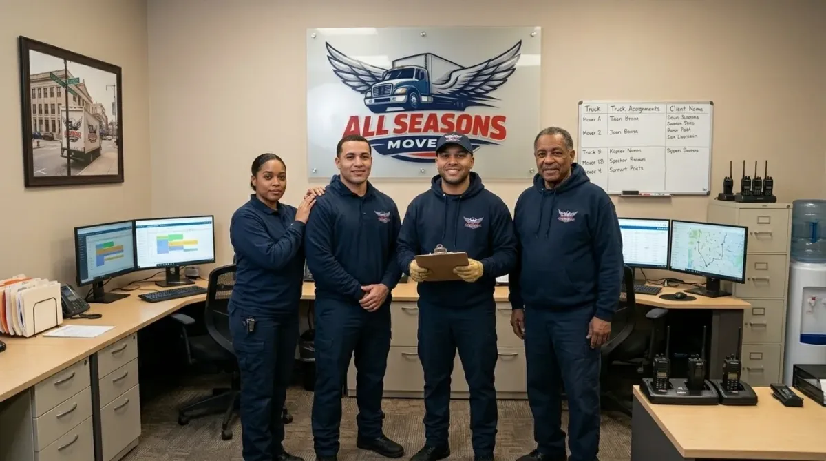 skokie to chicago movers group photo