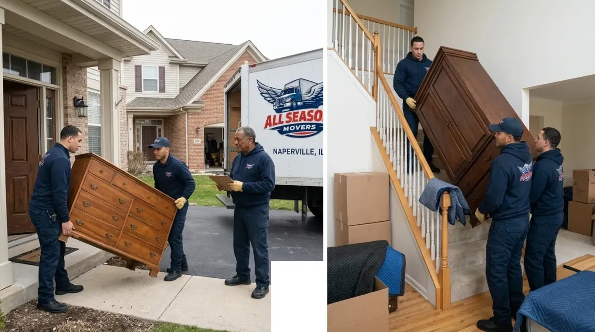 naperville moving company moving furniture in naperville