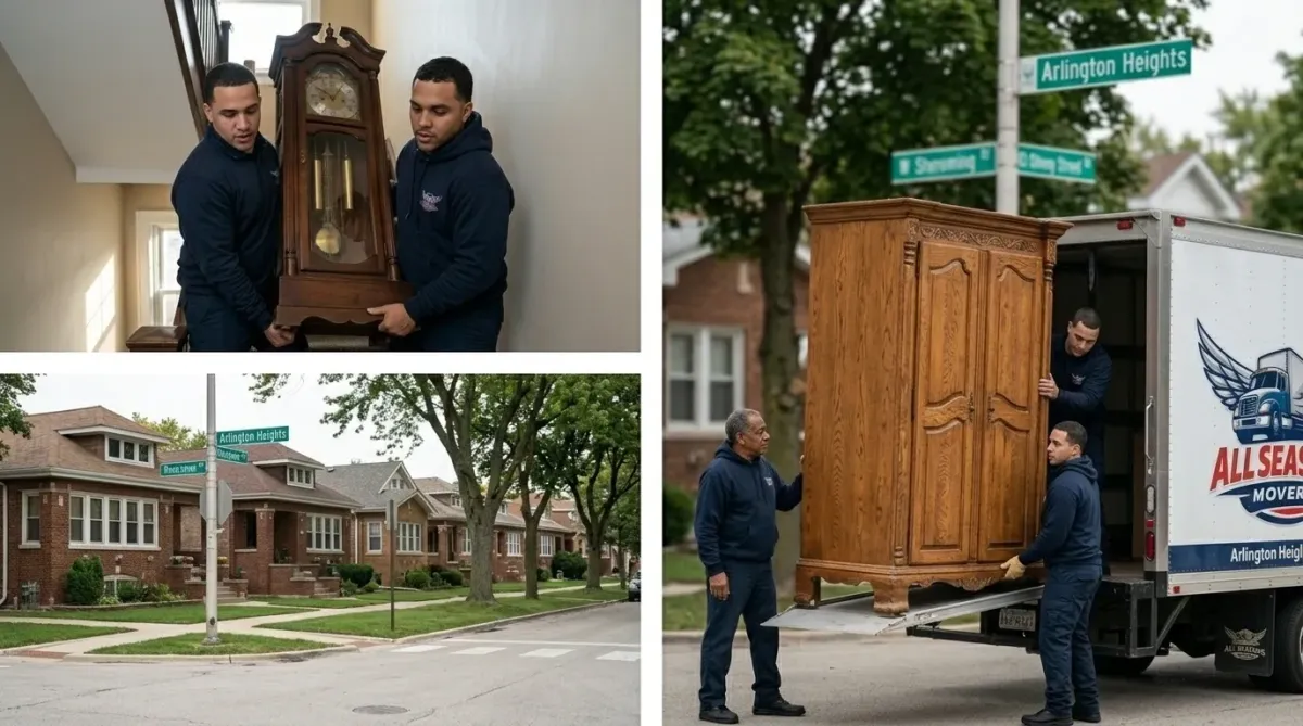 long distance movers arlington heights il, loading furniture