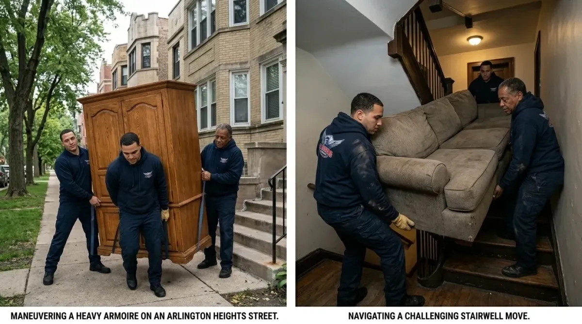 long distance movers arlington heights il, moving sofa