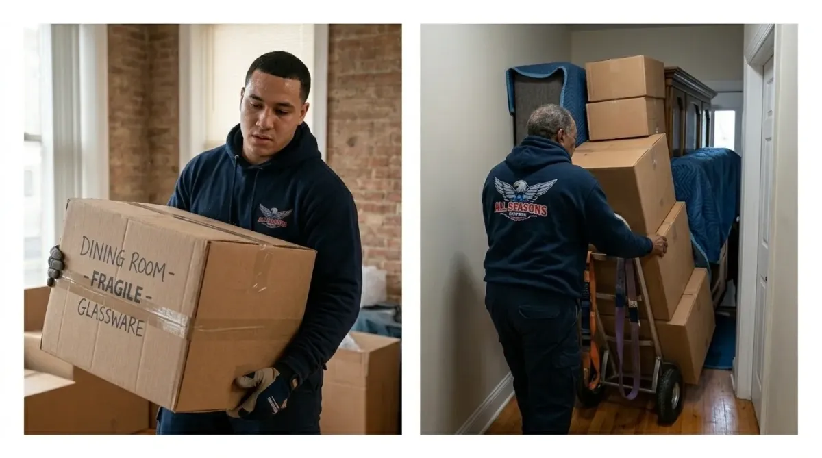 apartment movers chicago moving stuff in an apartment