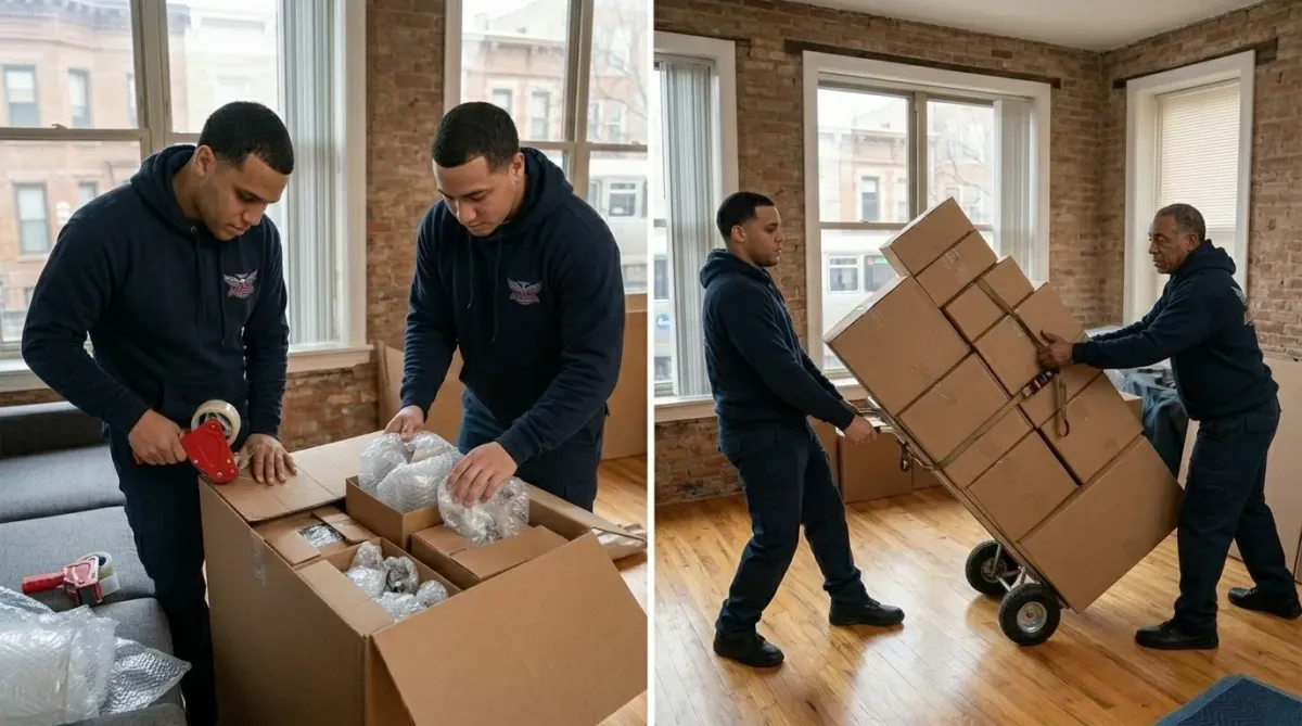apartment movers chicago packing