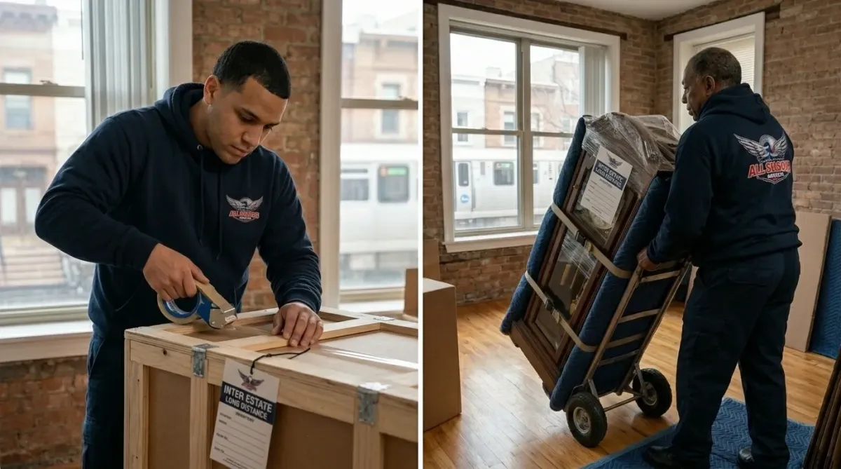 interstate movers chicago packing boxes
