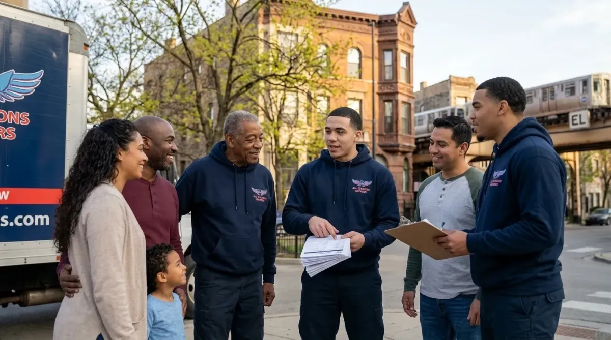 movers logan square sharing flexible schedule