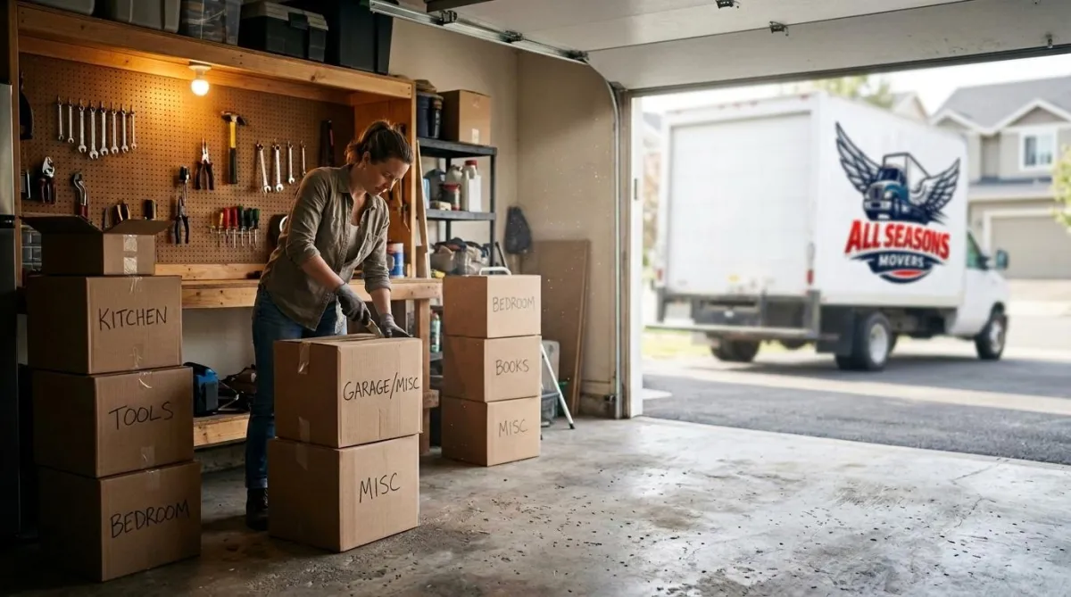 Top Mistakes People Make Packing a Garage for a Move