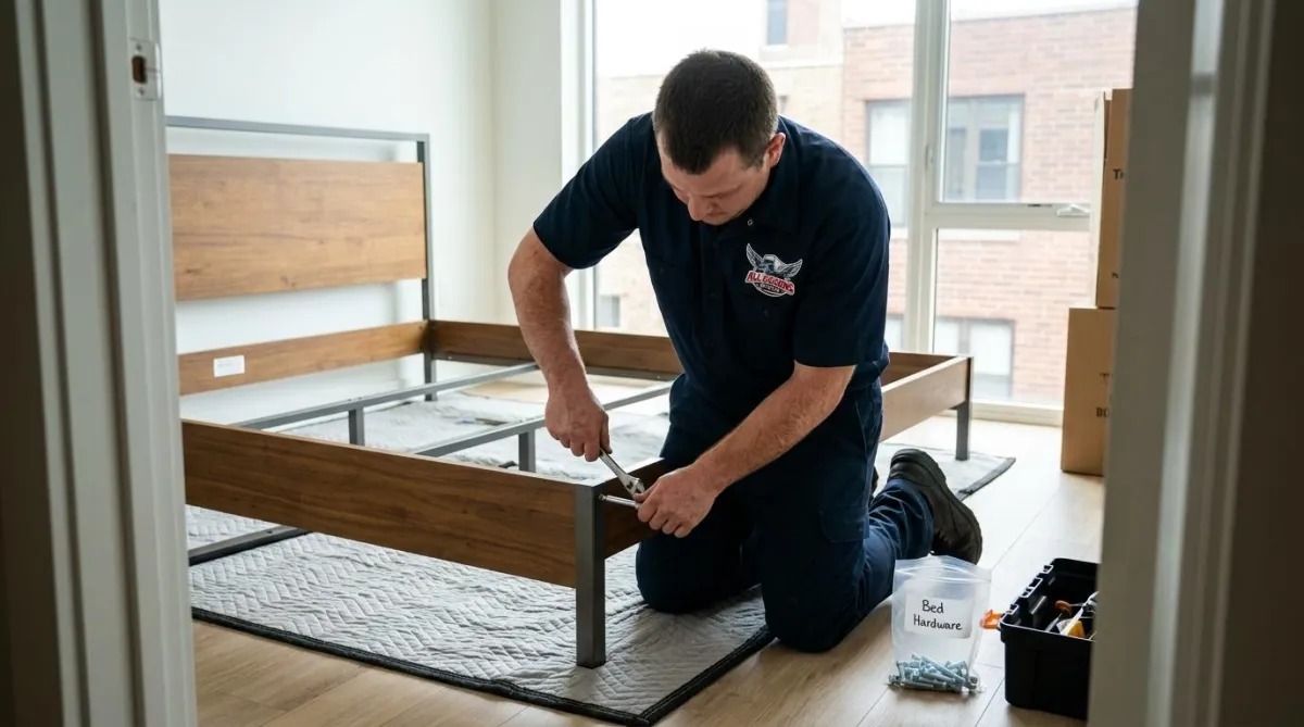 Furniture Disassembly in Chicago: What to Take Apart Before You Move