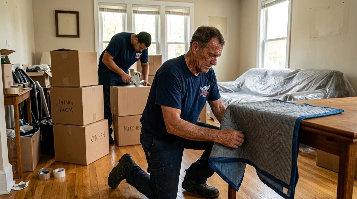 Packing and unpacking services in Chicago for organized household moves