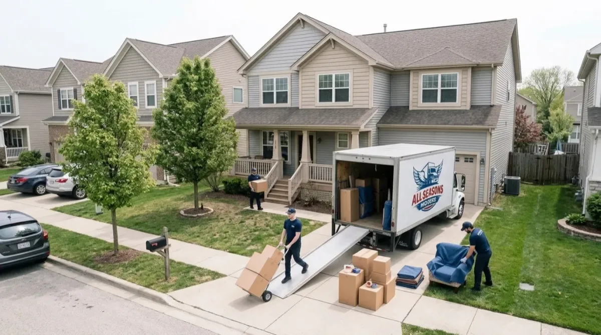 Moving furniture, appliances, and personal belongings from smaller homes with organized planning and careful handling.