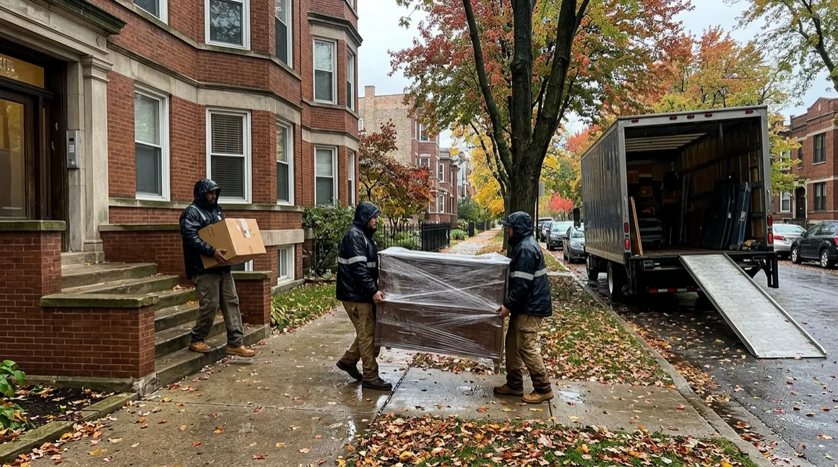Seasonal weather conditions in Andersonville, Chicago