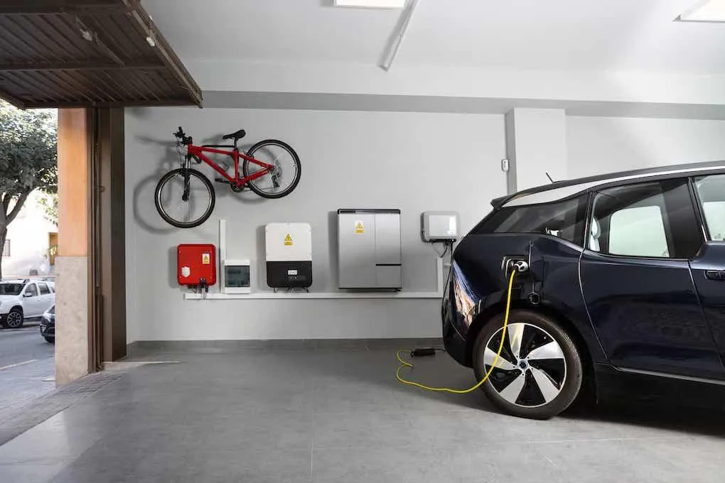 Garage solar integration, Garage workshop upgrades, EV ready garage 
