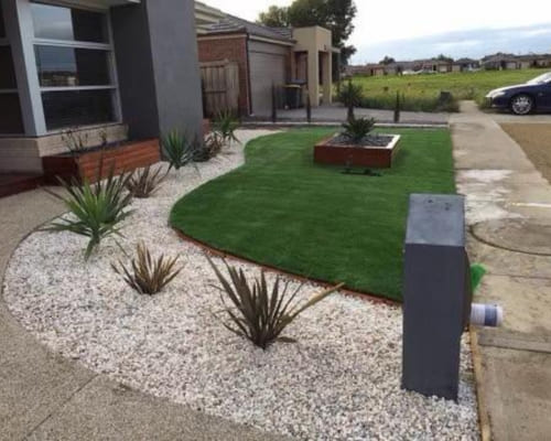 Front Yard Landscaping in Springvale