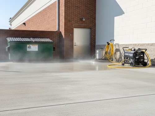 Dallas, TX Dumpster Pad Cleaning