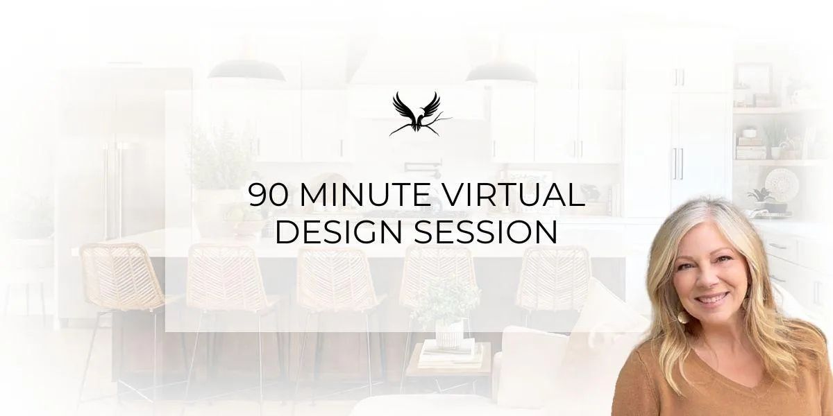 90 minute virtual interior design session