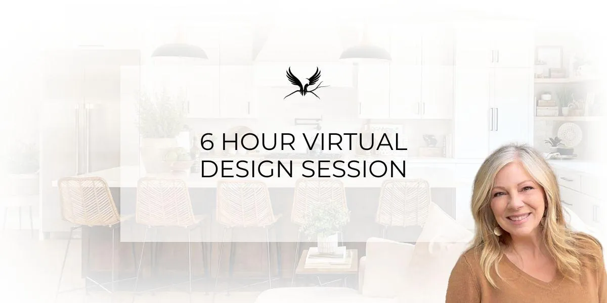 6-hour virtual interior design session