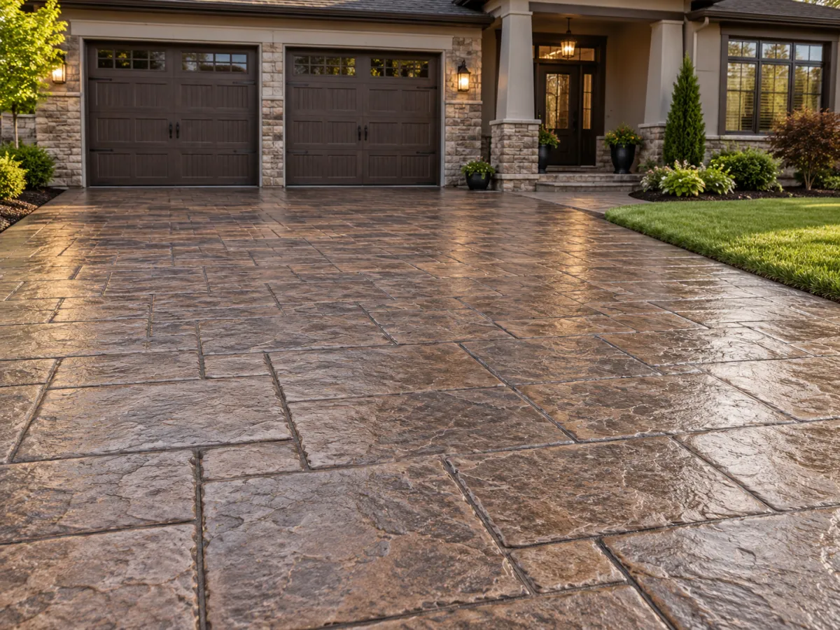 Stamped Concrete Resealing
