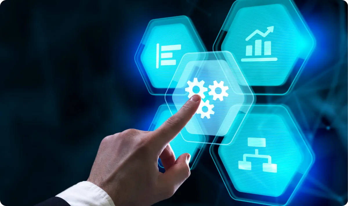 Business system streamlined through a full automation workflow