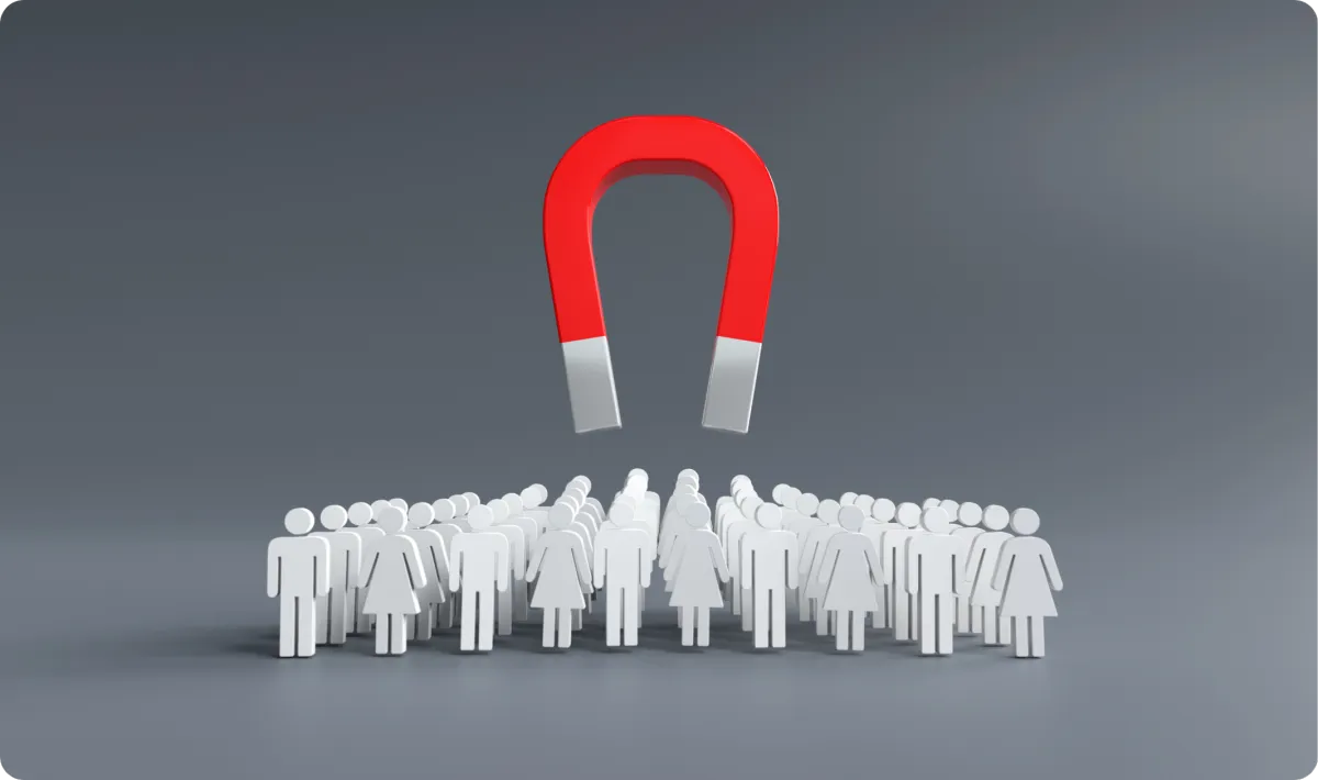 Lead magnet designed and setup for attracting new customers