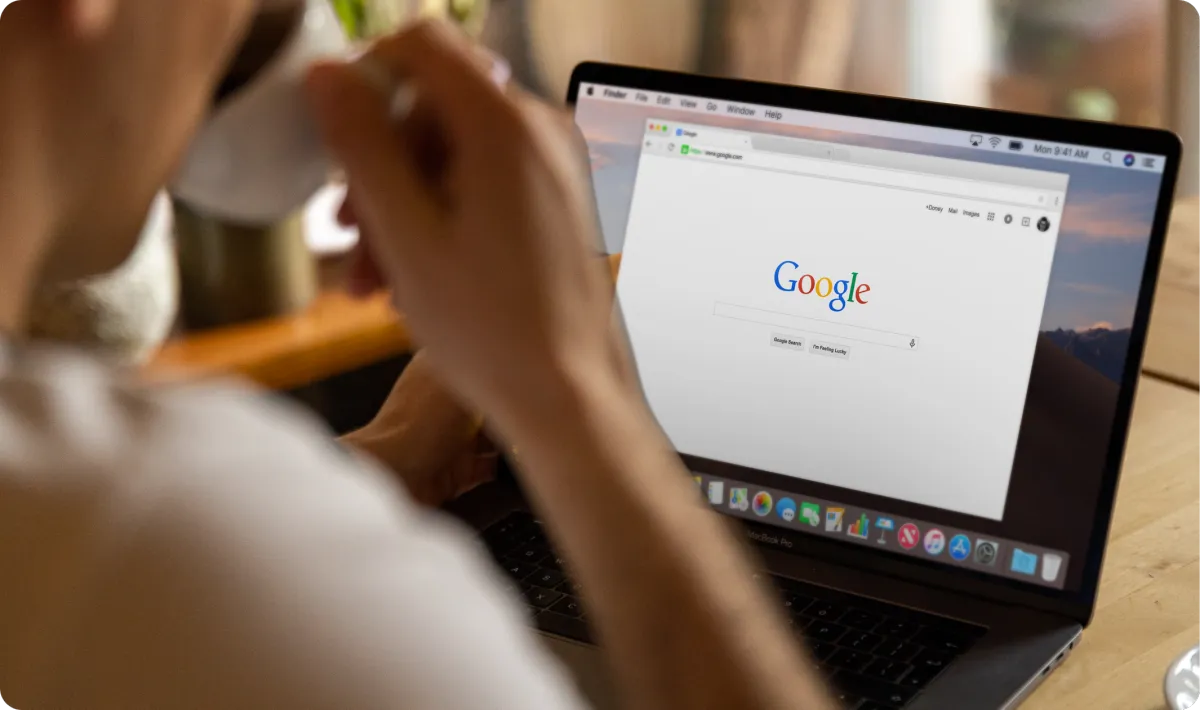 Dashboard view of Google Analytics and Search Console being set up for website tracking