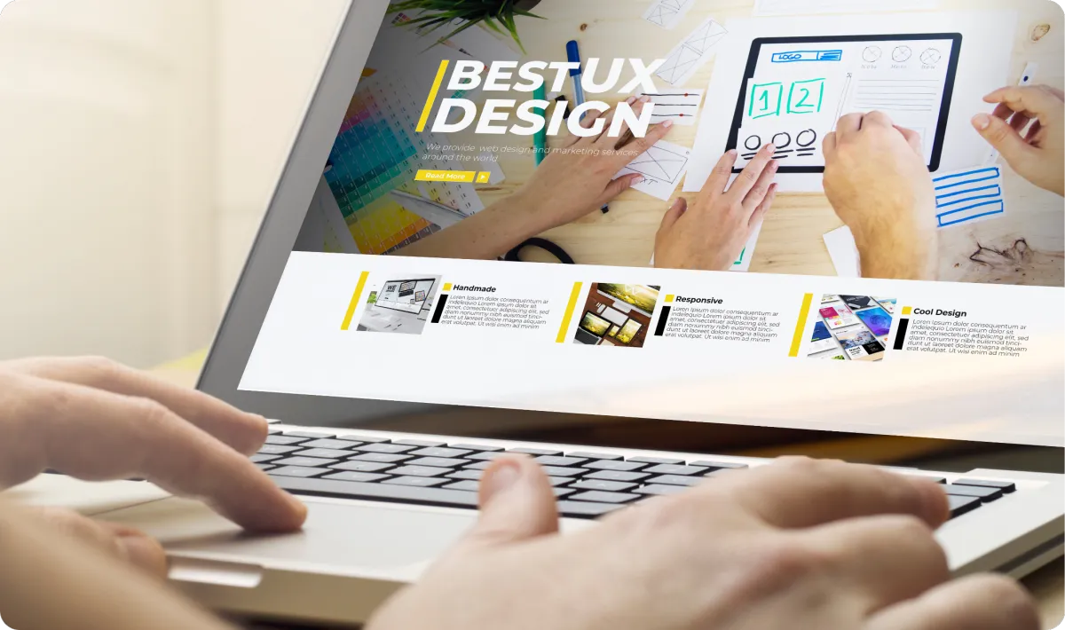 Business foundation website design with SEO